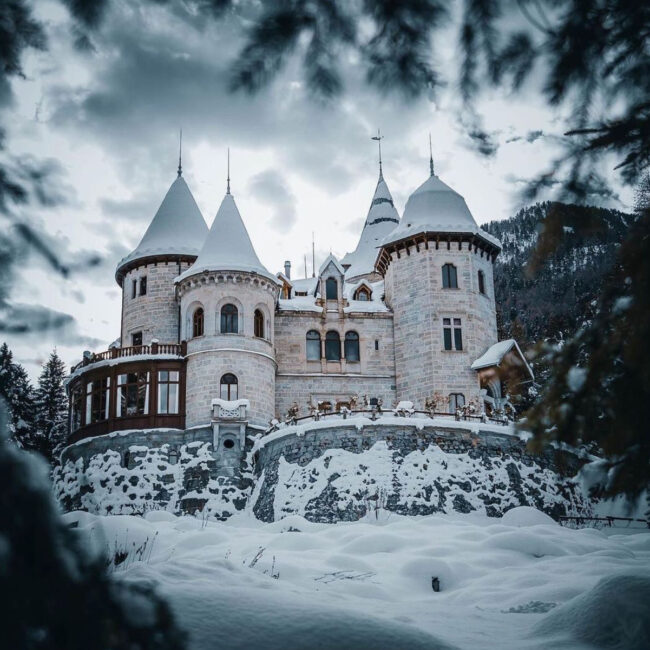 Castel Savoia inverno visita