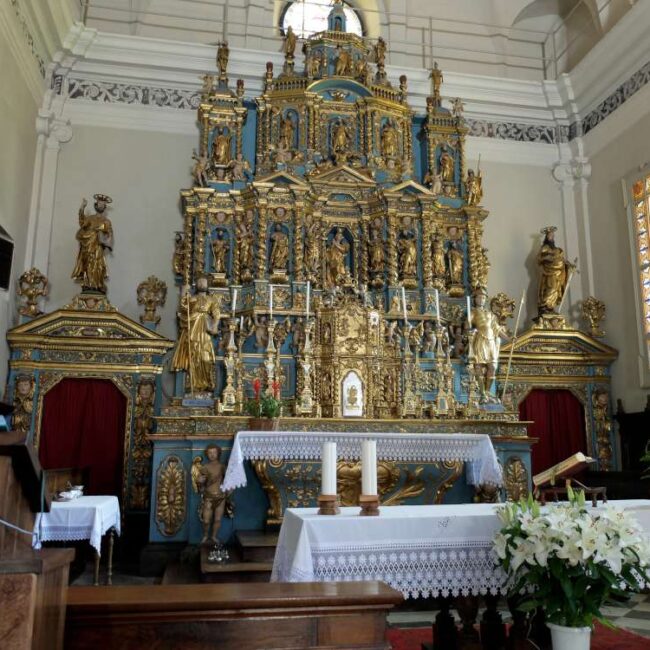 Altare barocco Chiesa Issime